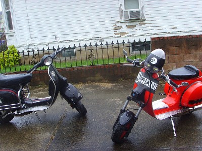 A photo of cutdown scooter